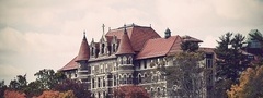 замок, колледж, архитектура