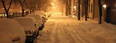 улица, снег, зима