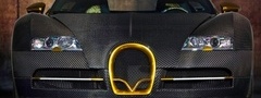 Bugatti Veyron, карбон, тачка