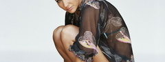 Evangeline Lilly, брюнетка, тело, лицо, взгляд, платье