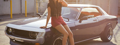 girl & car