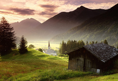 деревня, австрия