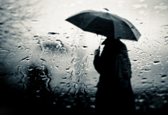 Зонт,дождь,мужчина