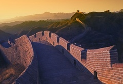 стена, горы, Китай