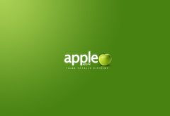 яблоко, mac, apple, зеленый