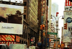 New York, Broadway, улица, реклама