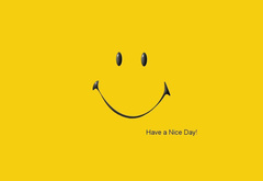 улыбка, настроение, желтый
