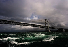 Мост, море, волны