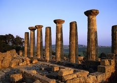 колонны, греция, архитектура, развалины, культура