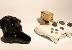 dambo, картонный робот, xbox 360, playstation 3, джойстик