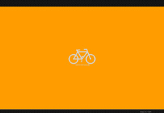 велосипед, минимализм, желтый