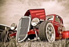 hot rod, old car