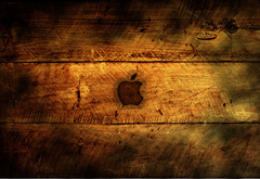дерево, доски, apple, яблоко, логотип
