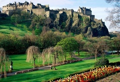 замок, форт, трава, зелень