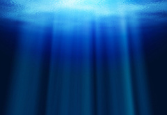 глубина, лучи в воде, подводный мир, под водой