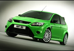 car, ford, focus, green