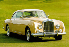 автомобиль, bentley, bentley_s1-continental-1955-59, желтый