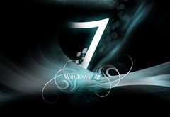 windows, seven, логотип, узоры