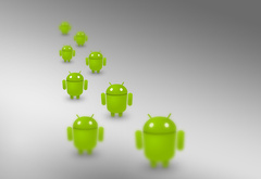 Android, строй, робот