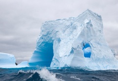 море, айсберг, холодно