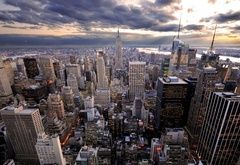 city, sky, NYC