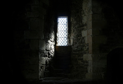 окно, решетка, темнота
