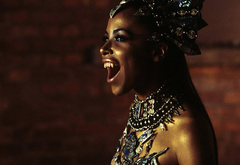 queen of the damned, movie, vampire, girl, aaliah, actress