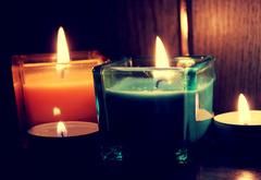 свечи, свет, полумрак, романтика, хеллоуин