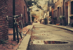 Бостон, улица, велосипед