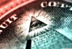 dollar, pyramid, eye