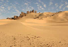 пустыня, песок, камни