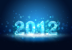 2010, новый год, блики, число, год