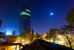 Город, ночной, Загреб