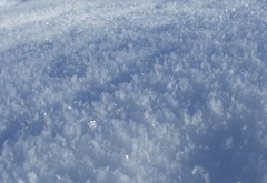 Зима, снег, кристаллы снежинок