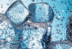 Вода, лёд, пузырьки, утоли жажду